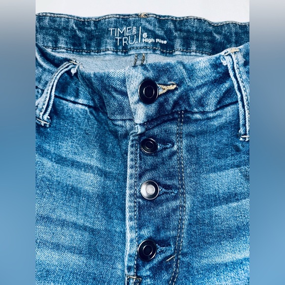 Time and Tru Dark Blue Flare Jeans - Picture 5 of 7